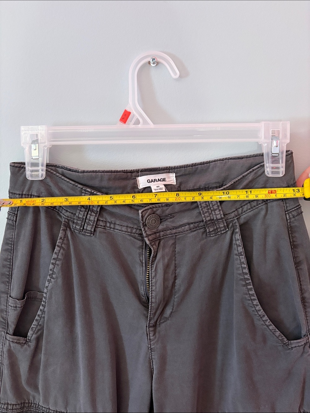 Garage Women’s Charcoal Cargo Pants - Picture 3 of 5